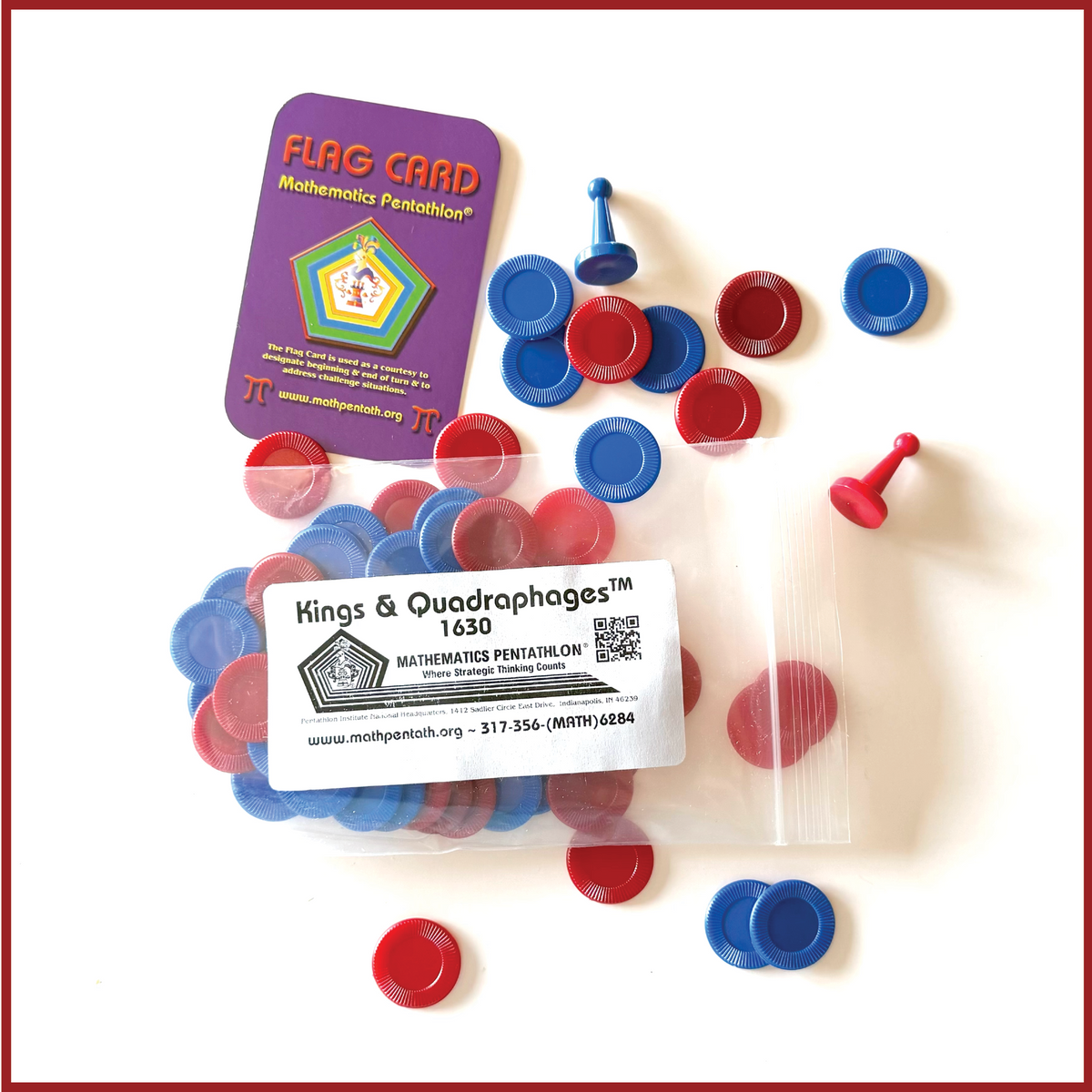 Kings & Quadraphages - Game Pieces ONLY