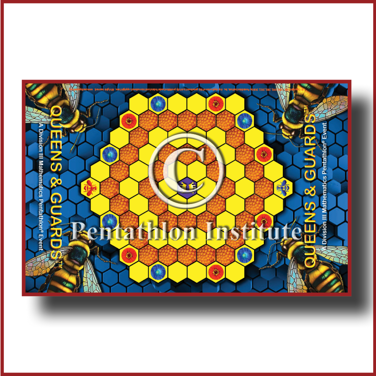 Queens & Guards - Gameboard ONLY (no pieces included)