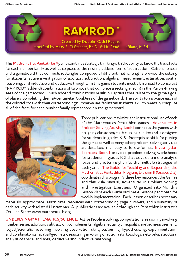 Rule Manual Division II (Grades 2-3)