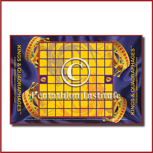 Kings & Quadraphages Game Board ONLY