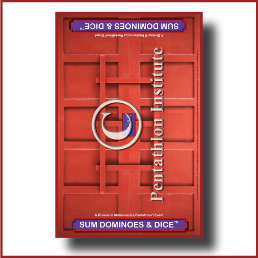 Sum Dominoes - Gameboard ONLY (no pieces included)