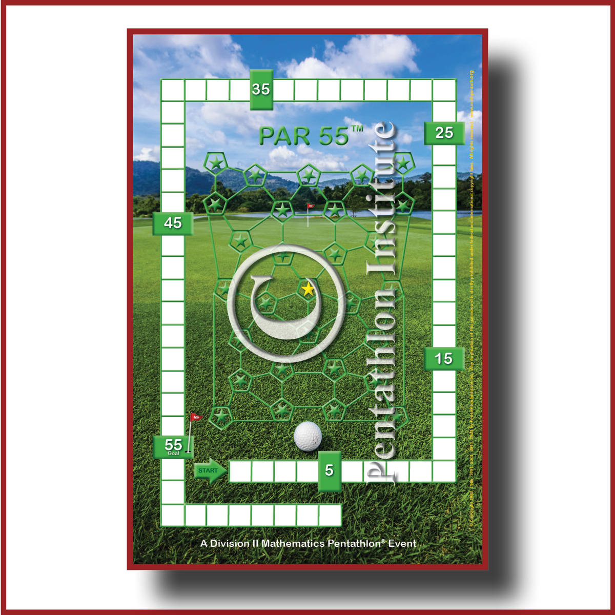PAR 55 - Gameboard ONLY (no pieces included)