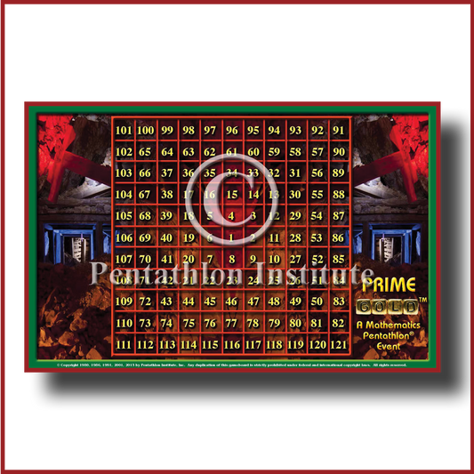 Prime Gold - Gameboard ONLY (no pieces included)