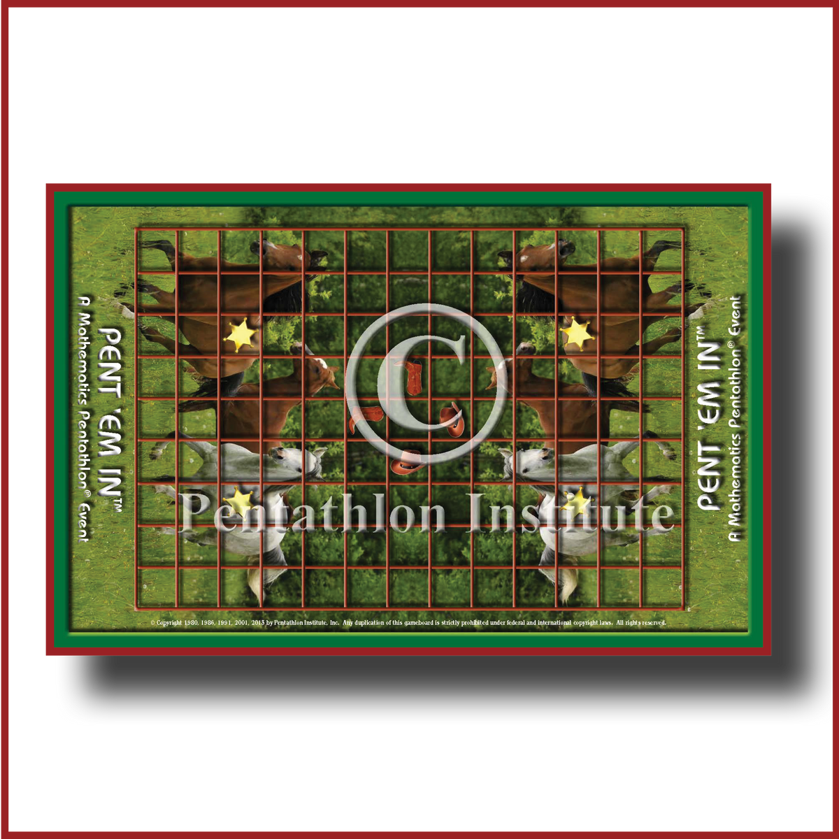 Pent'Em In - Gameboard ONLY (no pieces included)