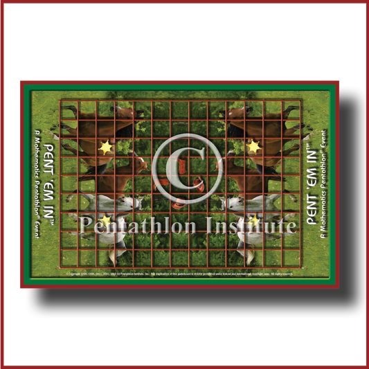 Pent'Em In - Gameboard ONLY (no pieces included)